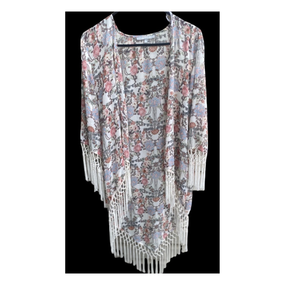 SWEET RAIN FLORAL PRINT  KIMONO/ CARDIGAN